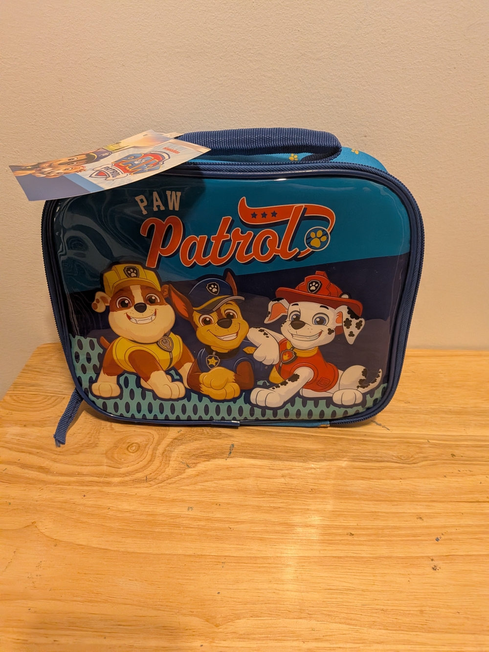 Paw Patrol Blue Character Lunch Tote